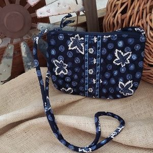 Vera Bradley Vintage Blue Coin Small Crossbody